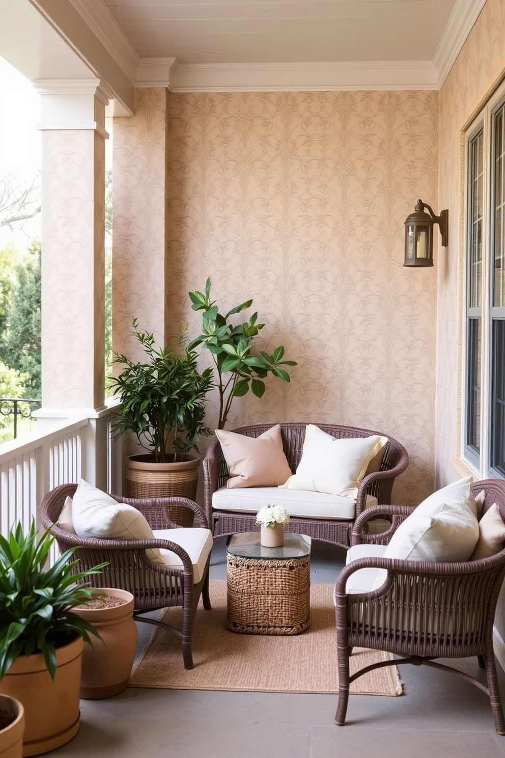 Porch Wallpaper Decorating Ideas 18