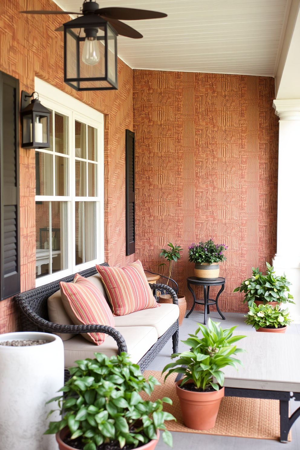 Porch Wallpaper Decorating Ideas 21