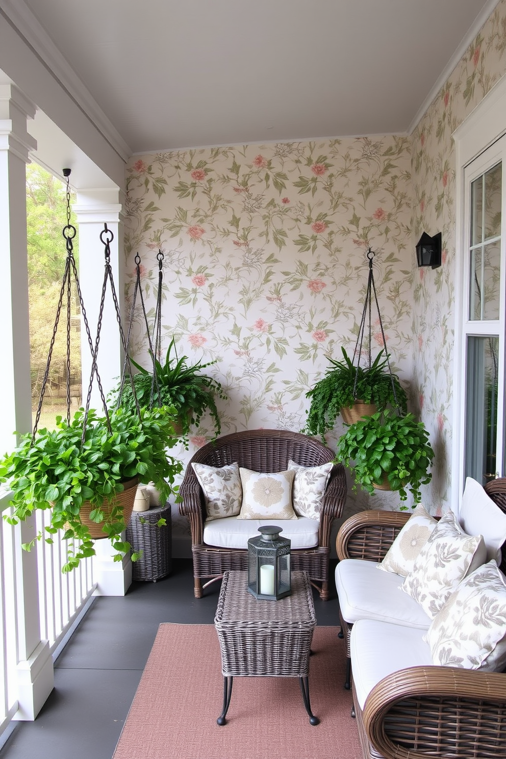 Porch Wallpaper Decorating Ideas 22