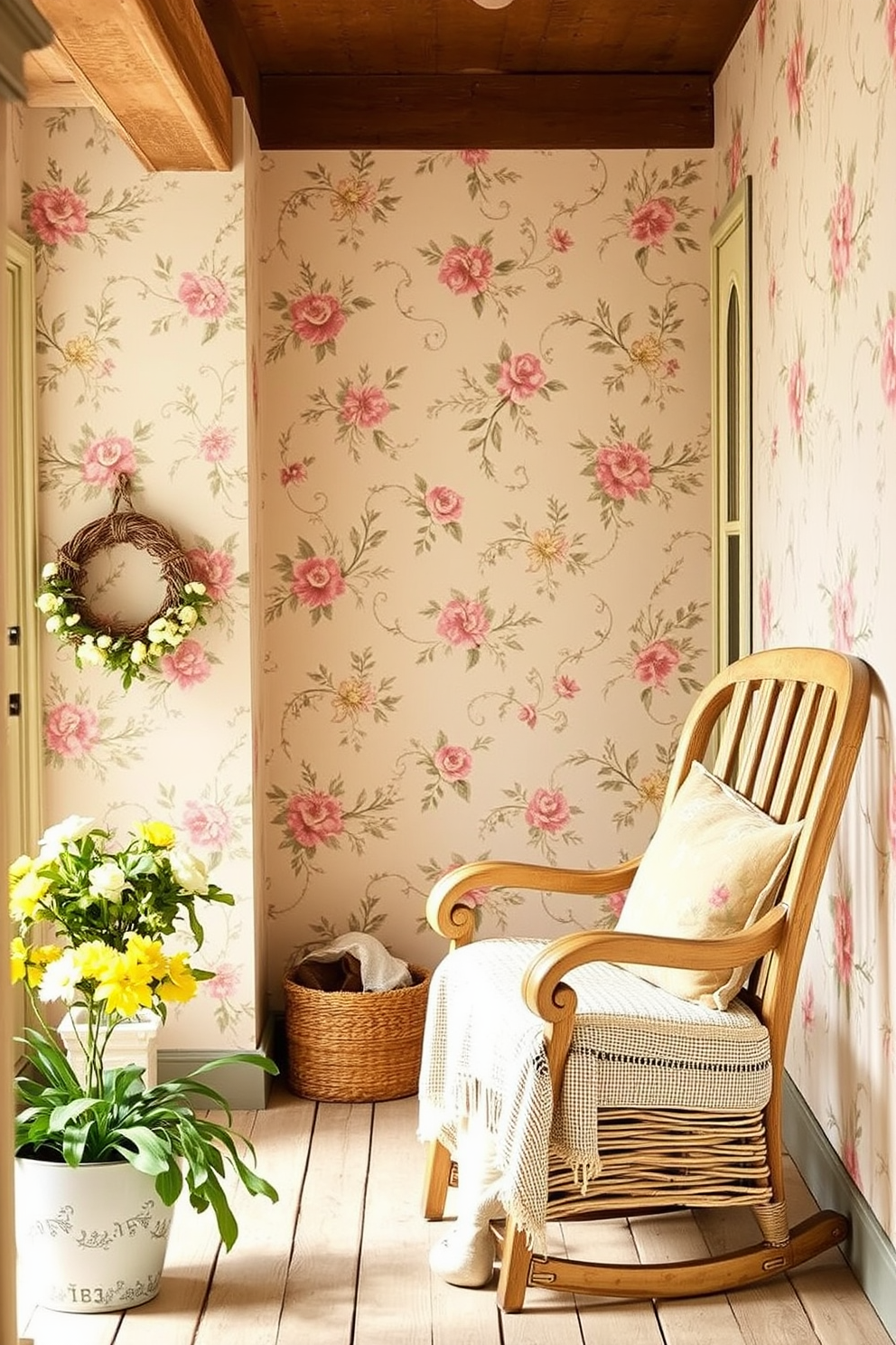 Porch Wallpaper Decorating Ideas 29