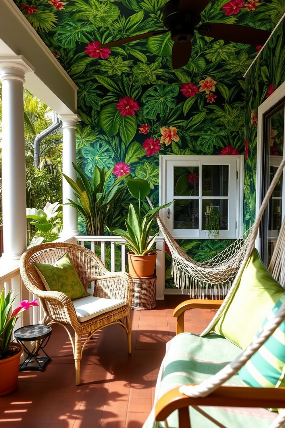 Porch Wallpaper Decorating Ideas 8