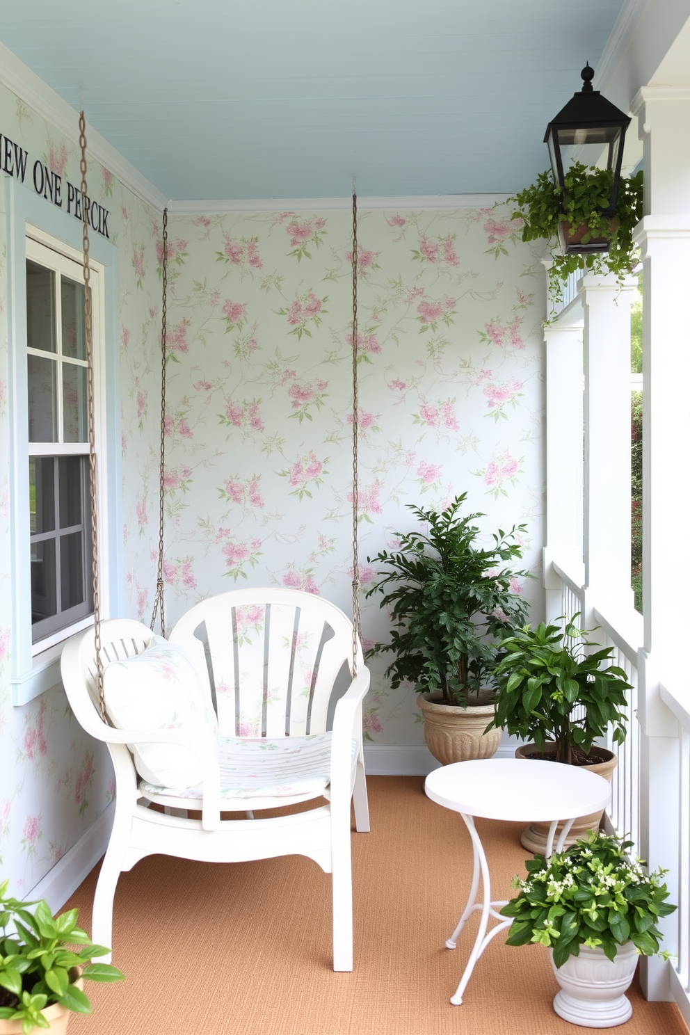 Porch Wallpaper Decorating Ideas 9