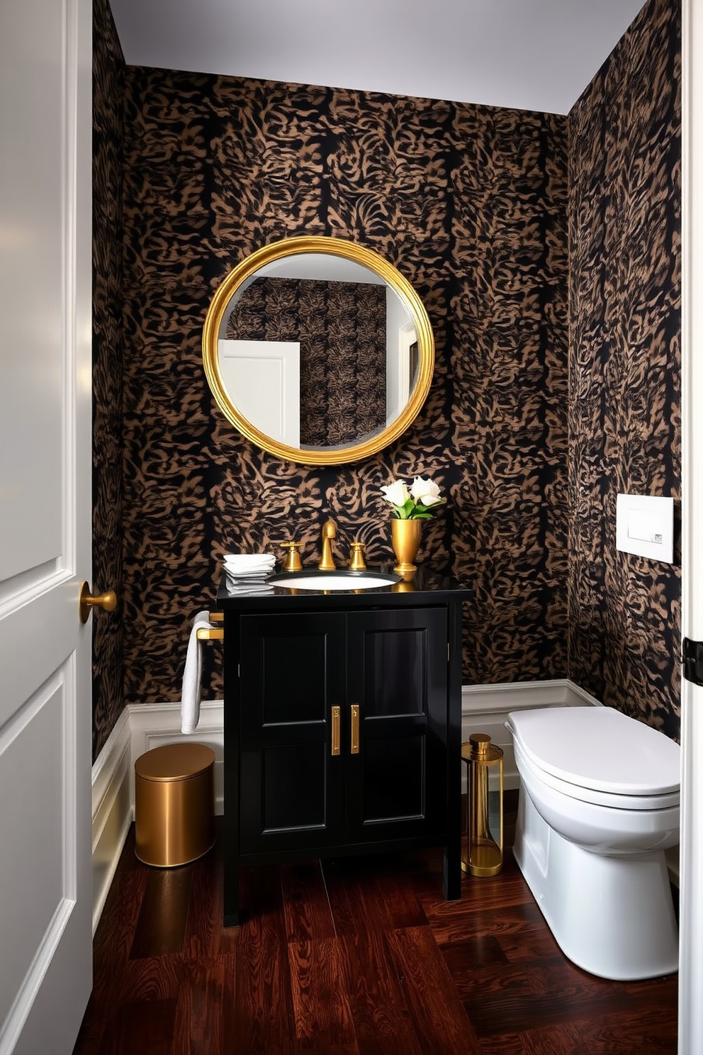 Powder Room Wallpaper Decorating Ideas 17