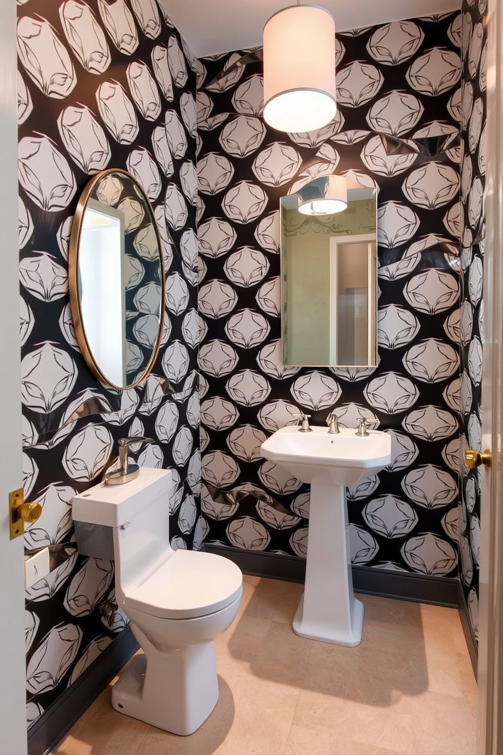 Powder Room Wallpaper Decorating Ideas 2