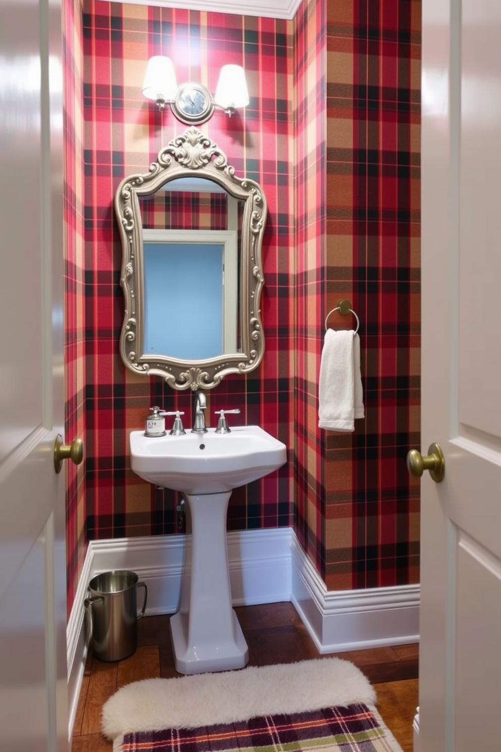 Powder Room Wallpaper Decorating Ideas 21