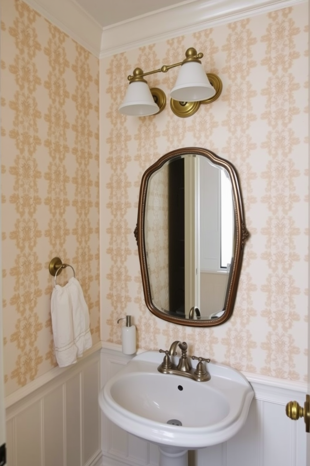 Powder Room Wallpaper Decorating Ideas 23