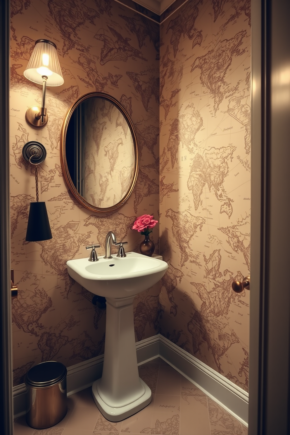 Powder Room Wallpaper Decorating Ideas 28