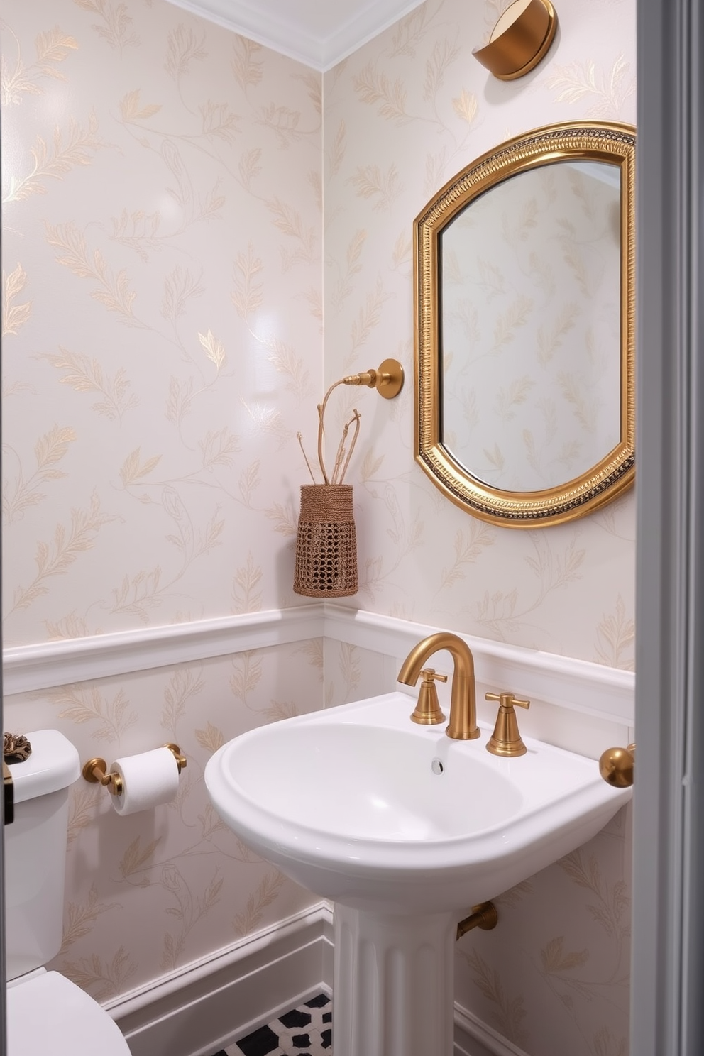 Powder Room Wallpaper Decorating Ideas 5