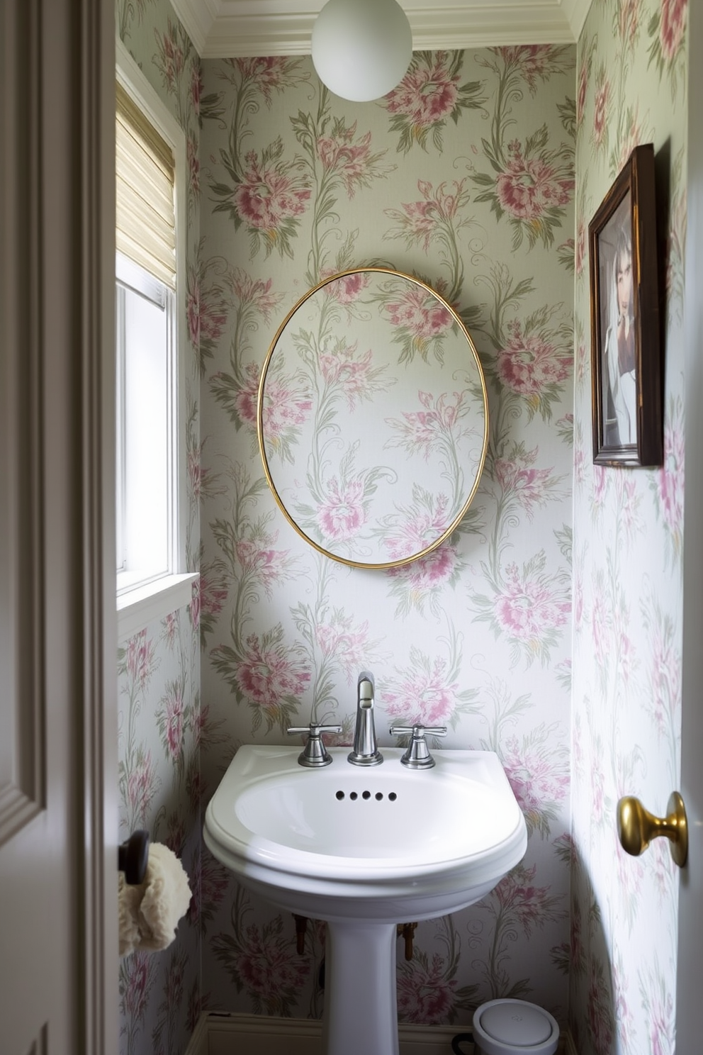 Powder Room Wallpaper Decorating Ideas 9