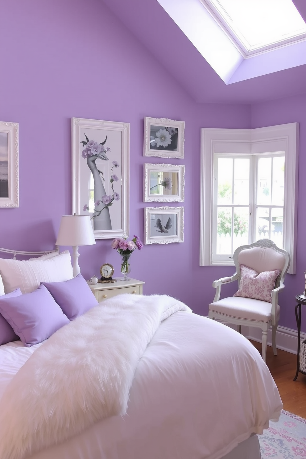 Purple Wall Painting Ideas 15