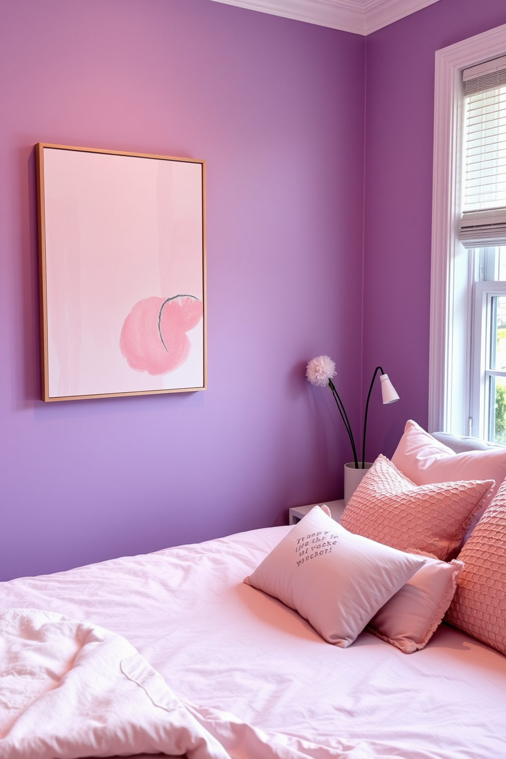 Purple Wall Painting Ideas 17