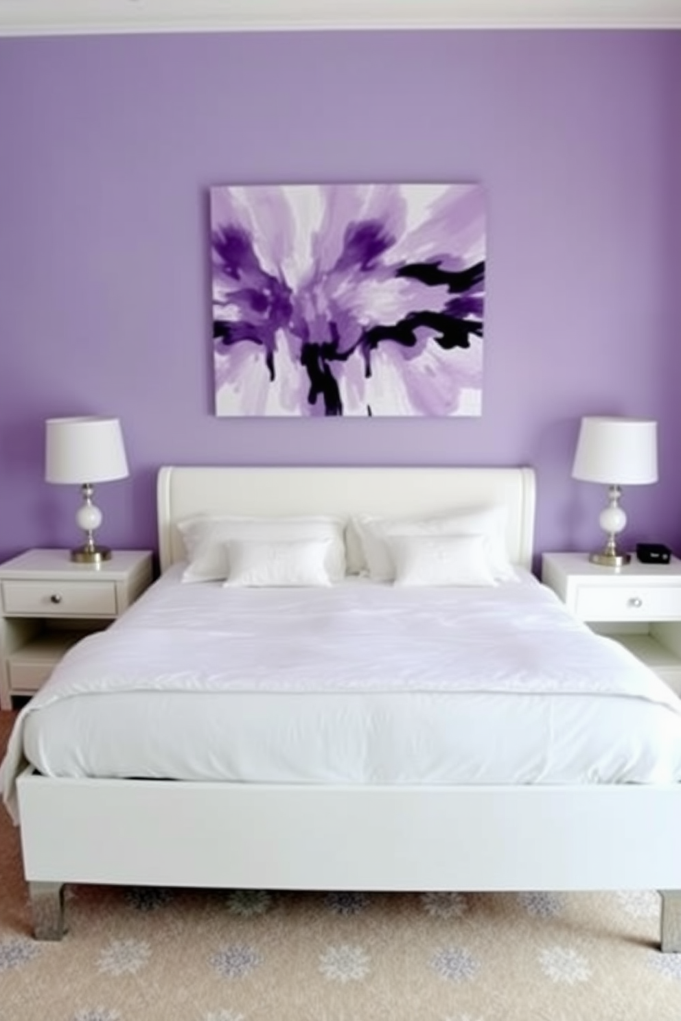 Purple Wall Painting Ideas 2