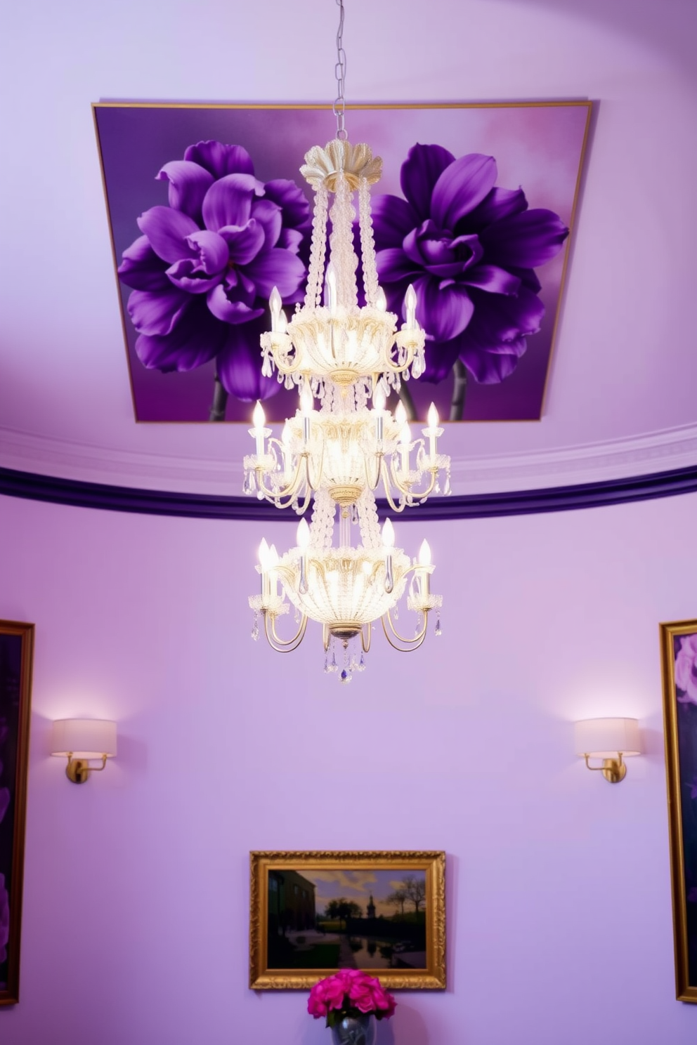 Purple Wall Painting Ideas 25