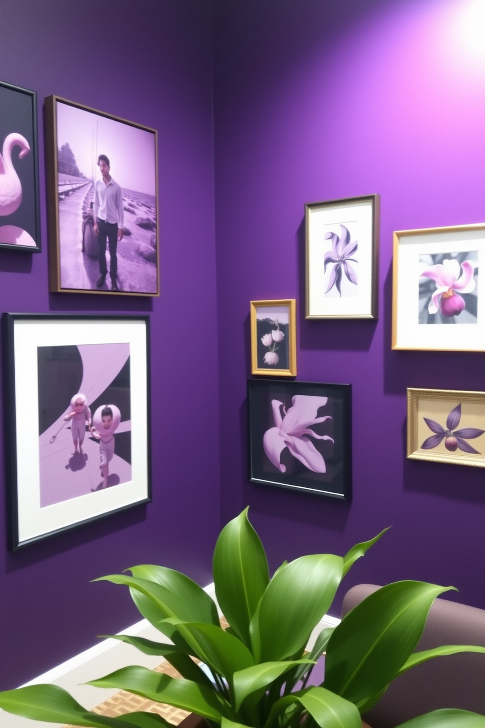 Purple Wall Painting Ideas 6