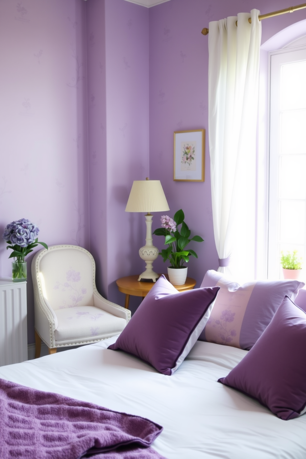 Purple Wall Painting Ideas 7