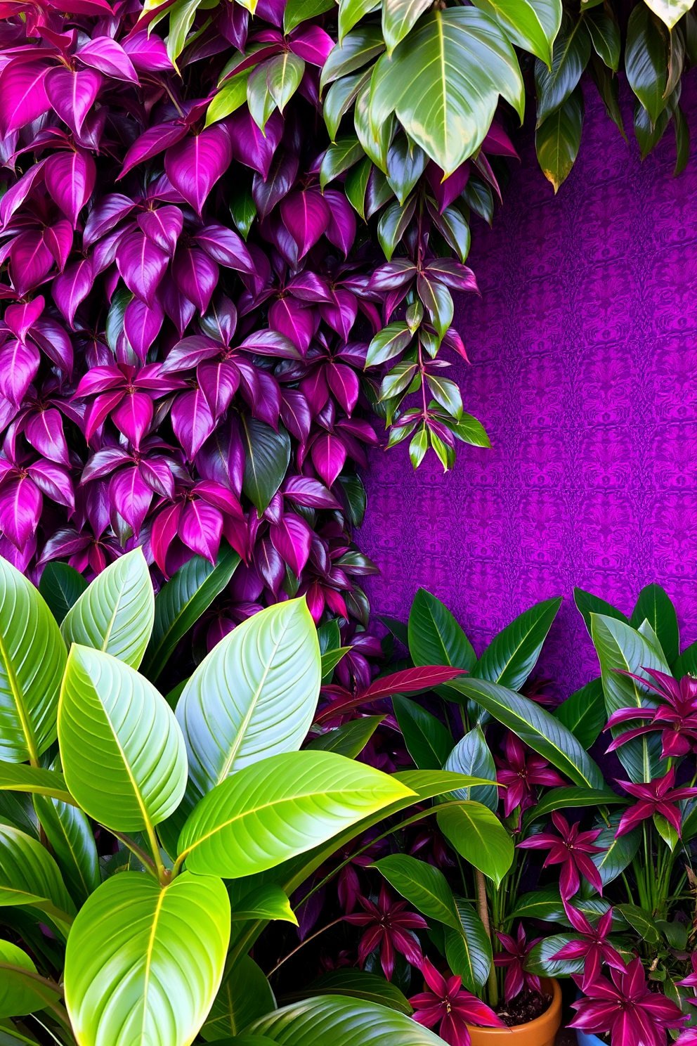 Purple Wallpaper Decorating Ideas 15