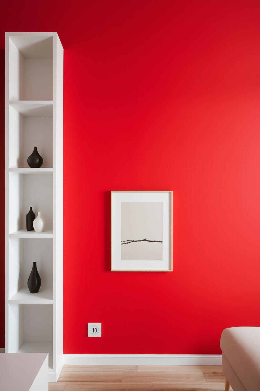 Red Wall Painting Ideas 26