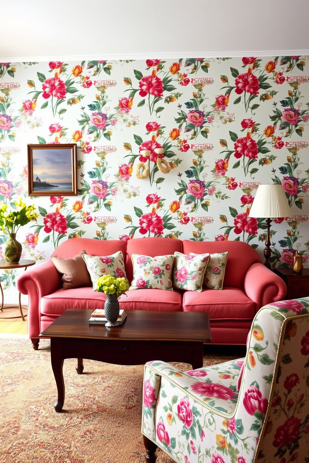 Retro Wallpaper Decorating Ideas 2