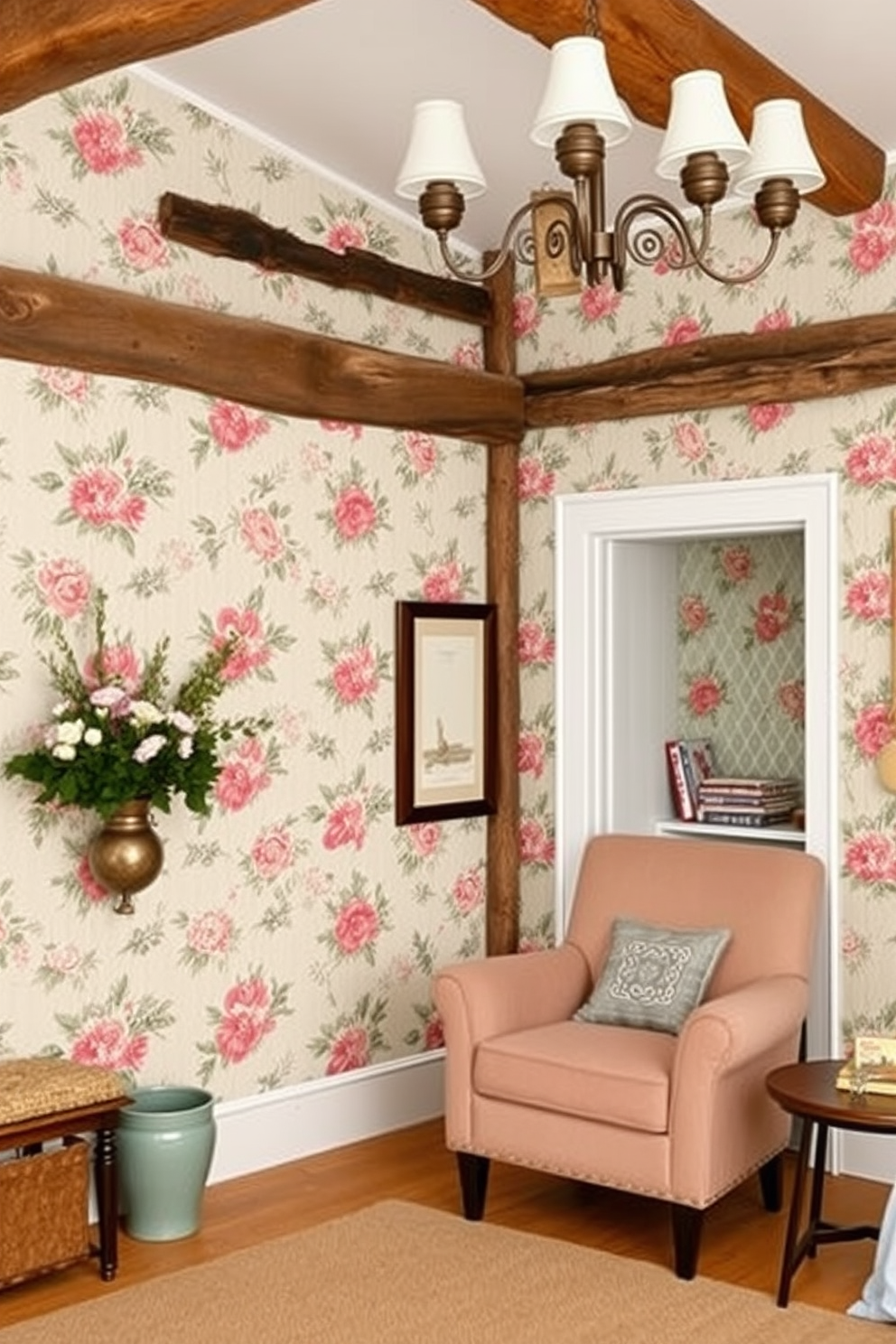 Retro Wallpaper Decorating Ideas 20