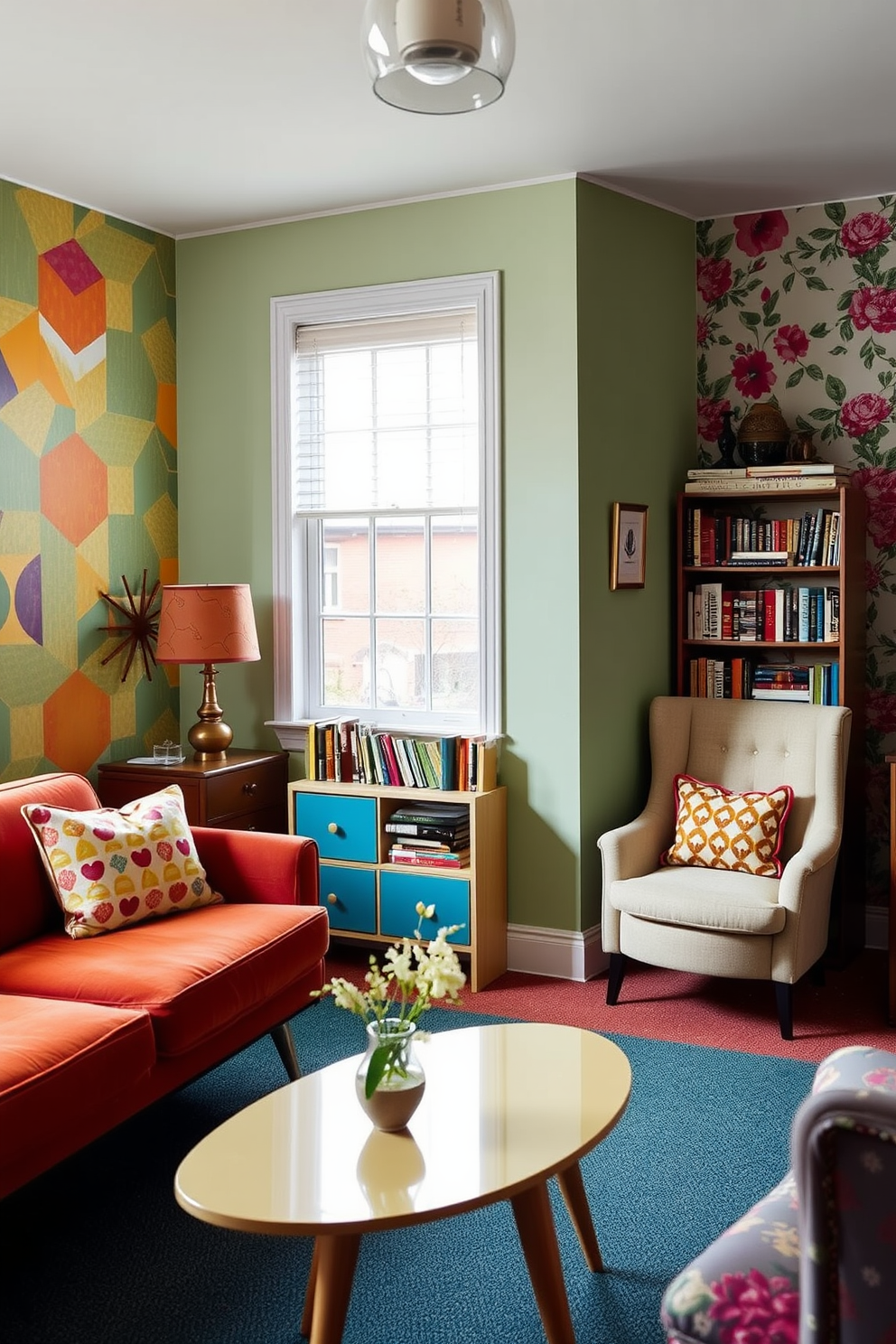 Retro Wallpaper Decorating Ideas 28