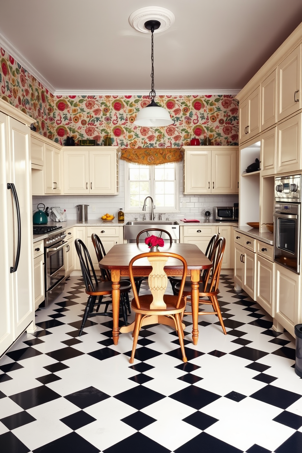 Retro Wallpaper Decorating Ideas 30