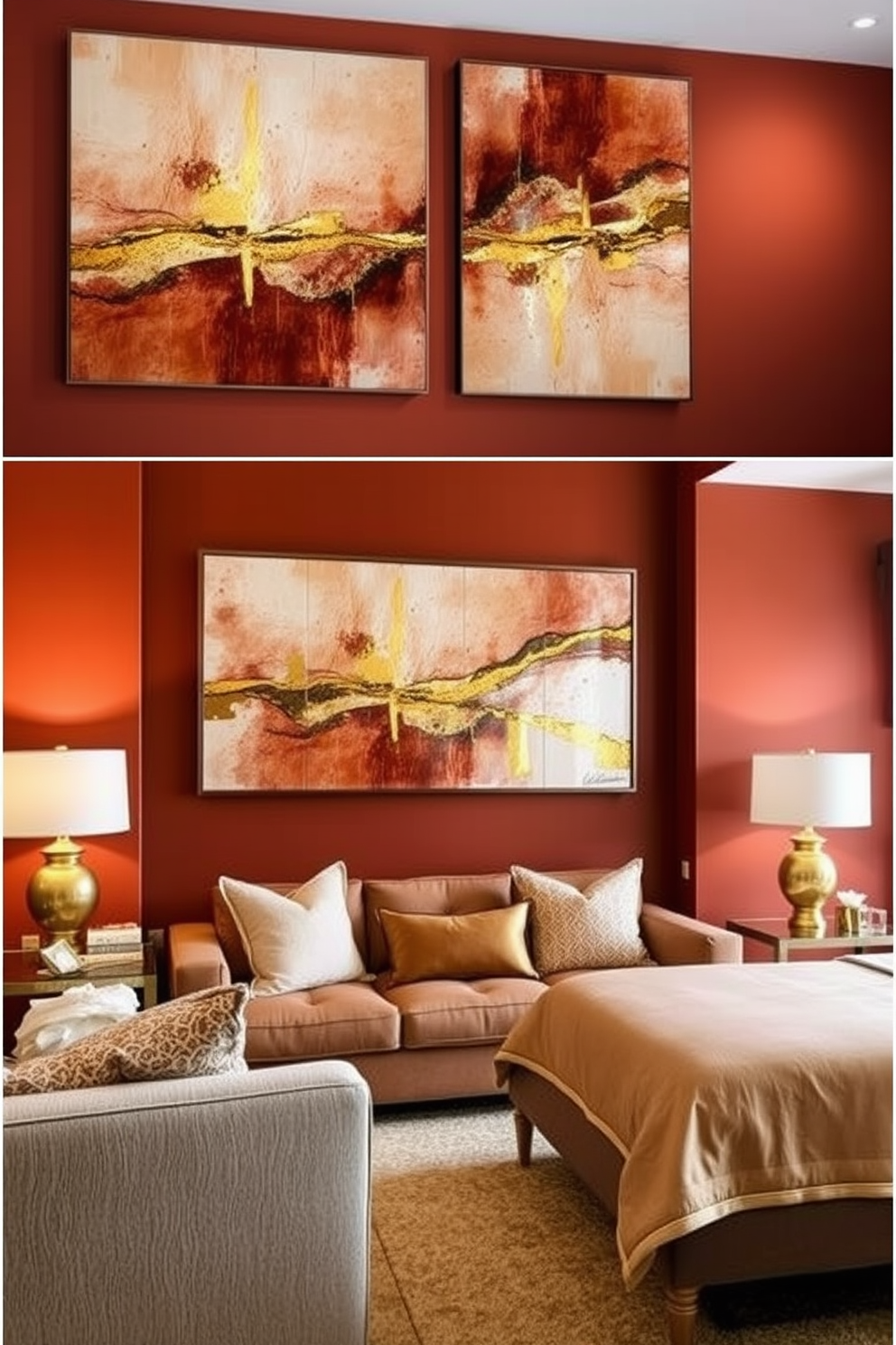 Rust Wall Painting Ideas 8