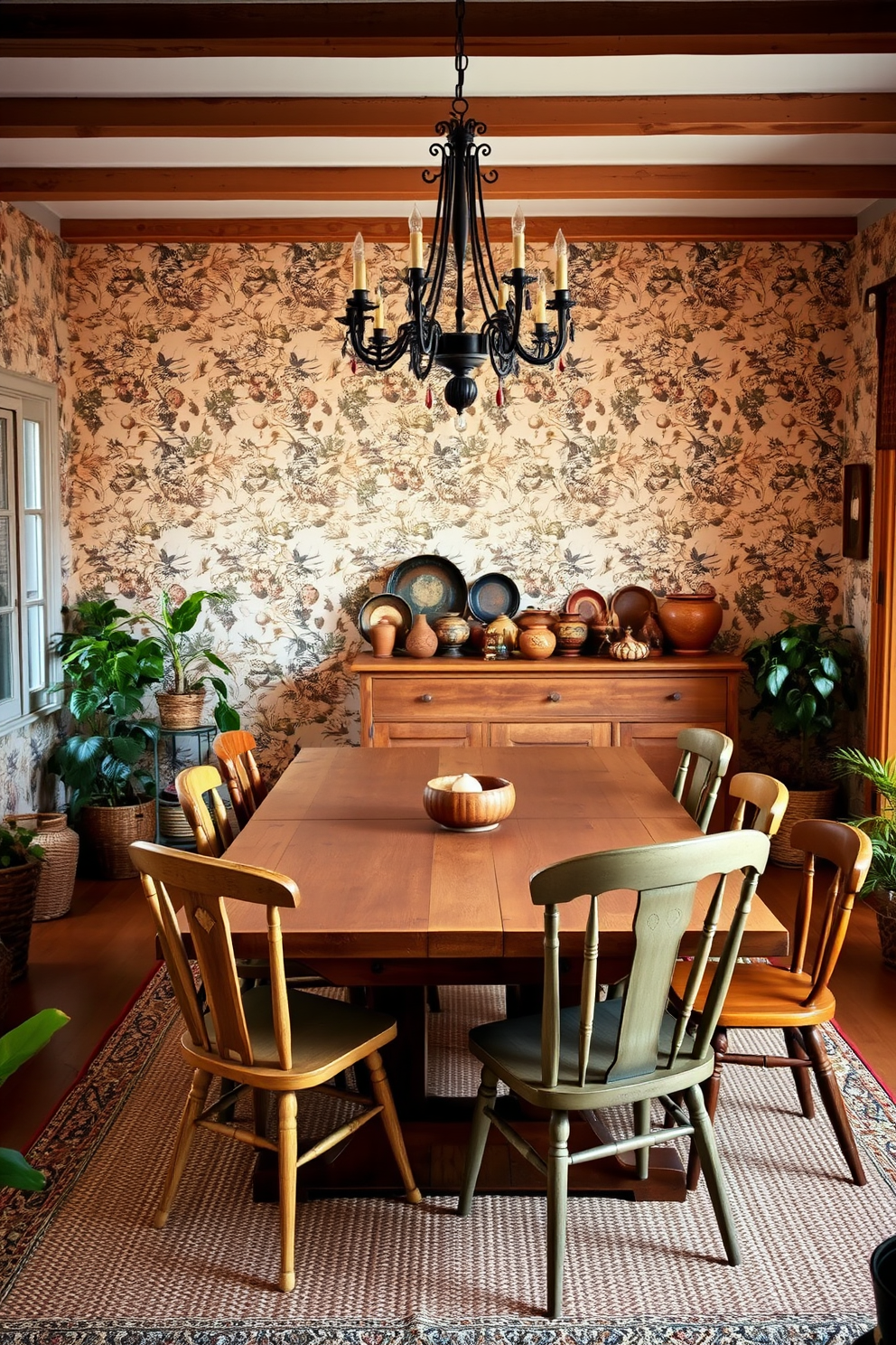 Rust Wallpaper Decorating Ideas 12