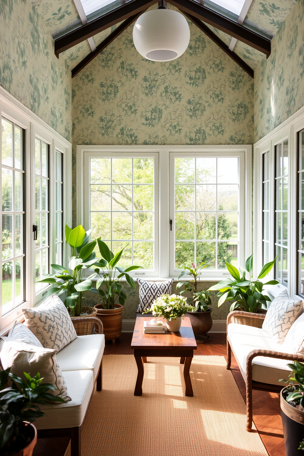 Sage Wallpaper Decorating Ideas 18