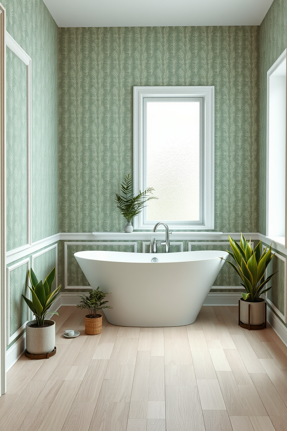 Sage Wallpaper Decorating Ideas 30