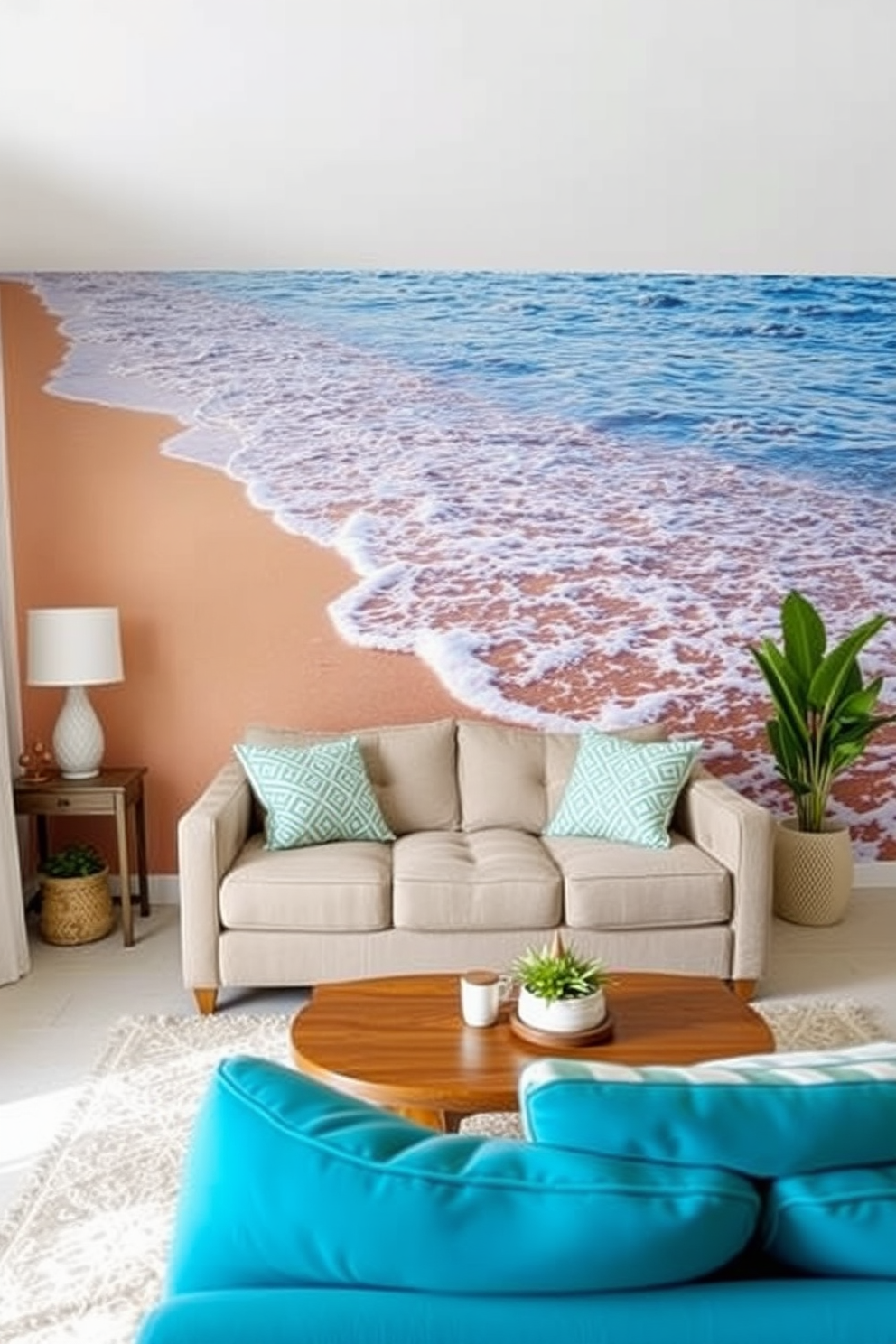 Seascape Wallpaper Decorating Ideas 1