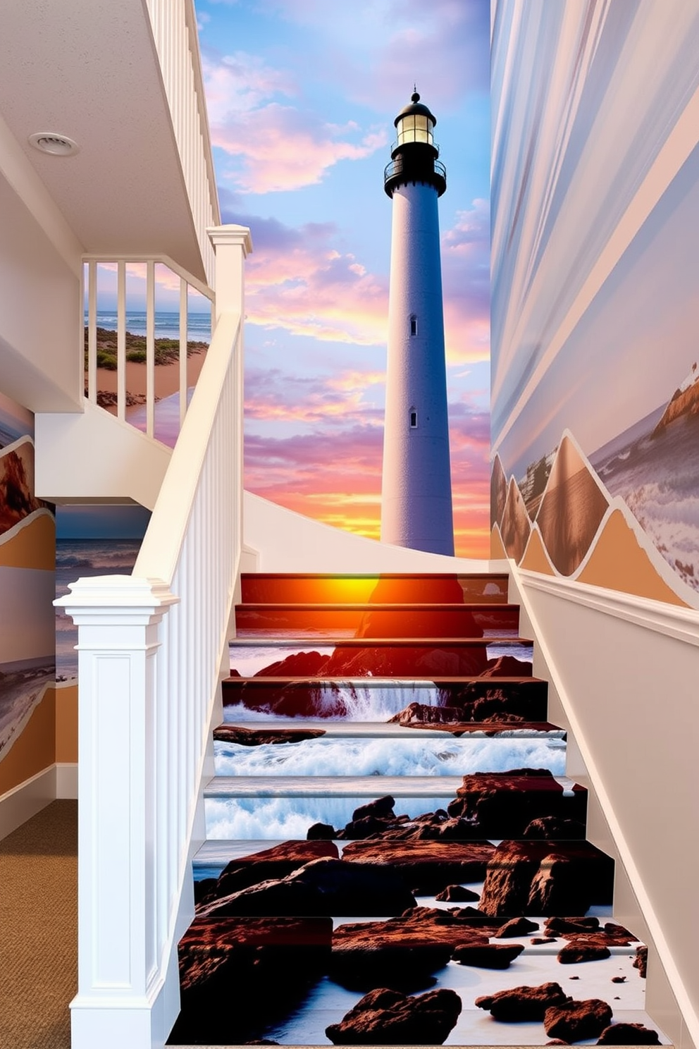 Seascape Wallpaper Decorating Ideas 16