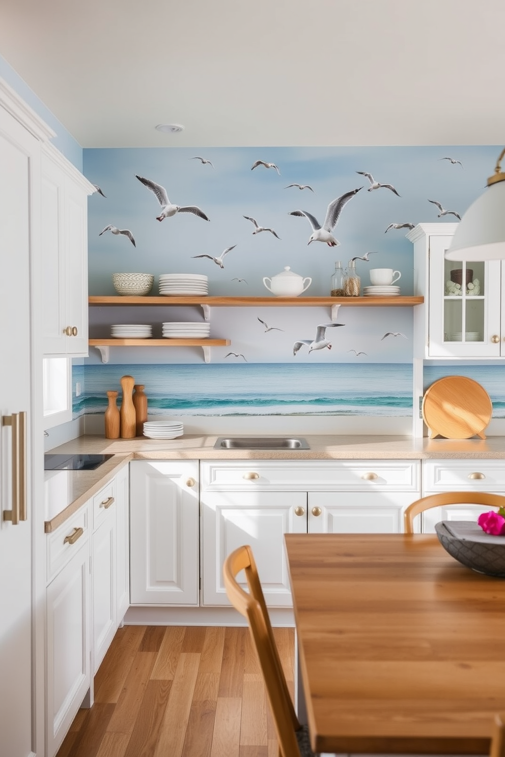 Seascape Wallpaper Decorating Ideas 17