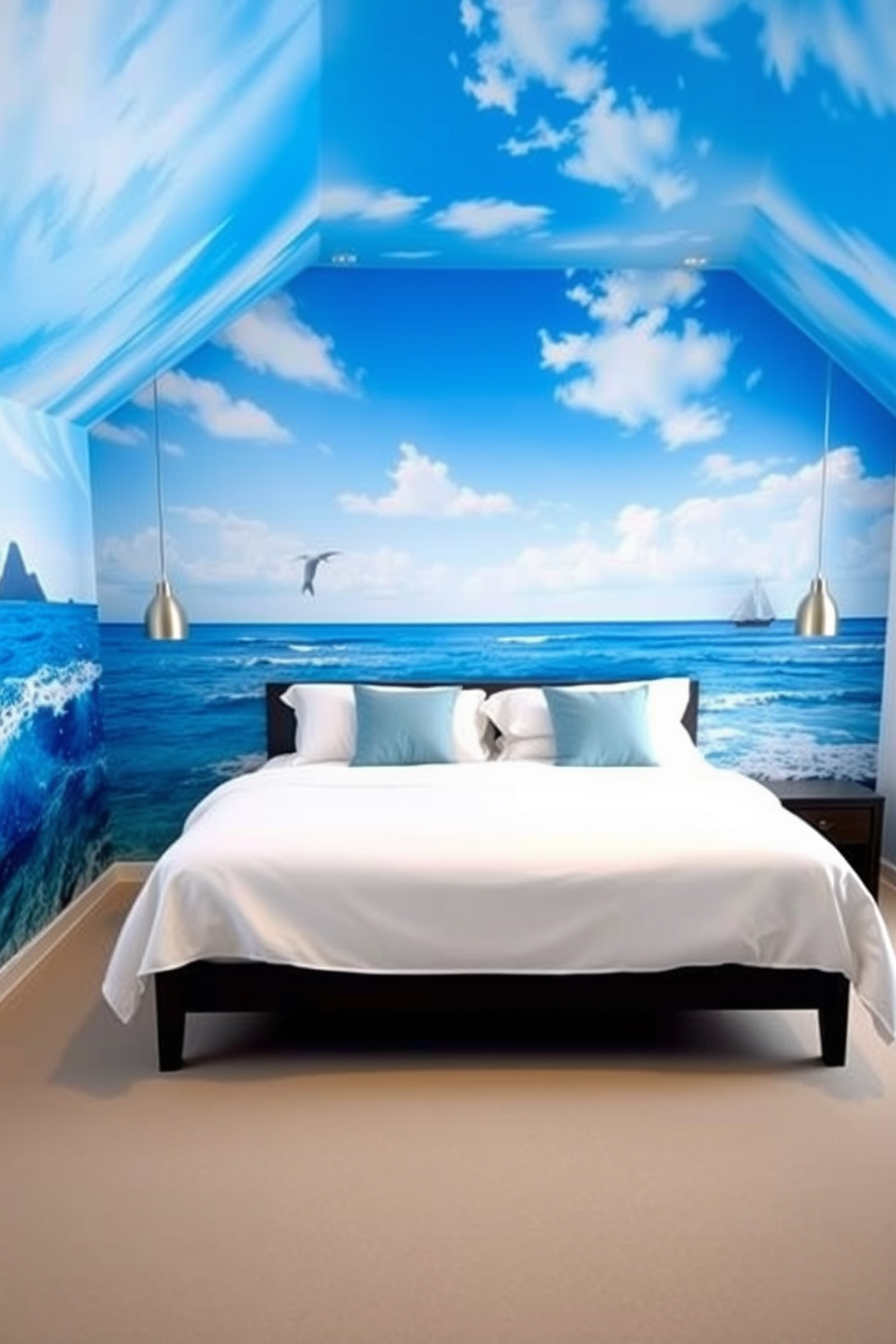 Seascape Wallpaper Decorating Ideas 4