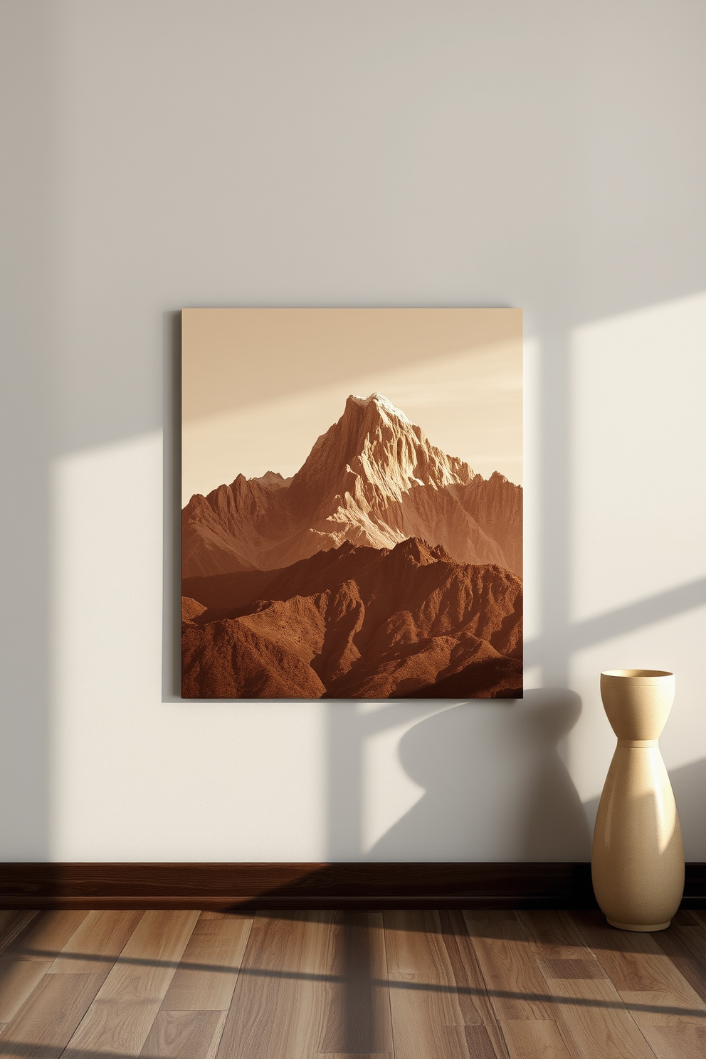 Sepia Wall Painting Ideas 20