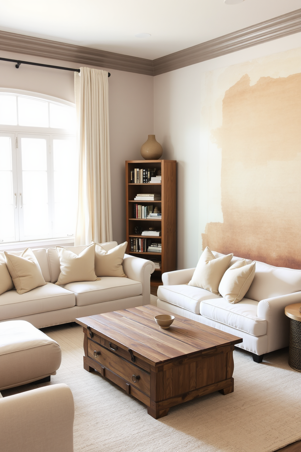 Sepia Wall Painting Ideas 22