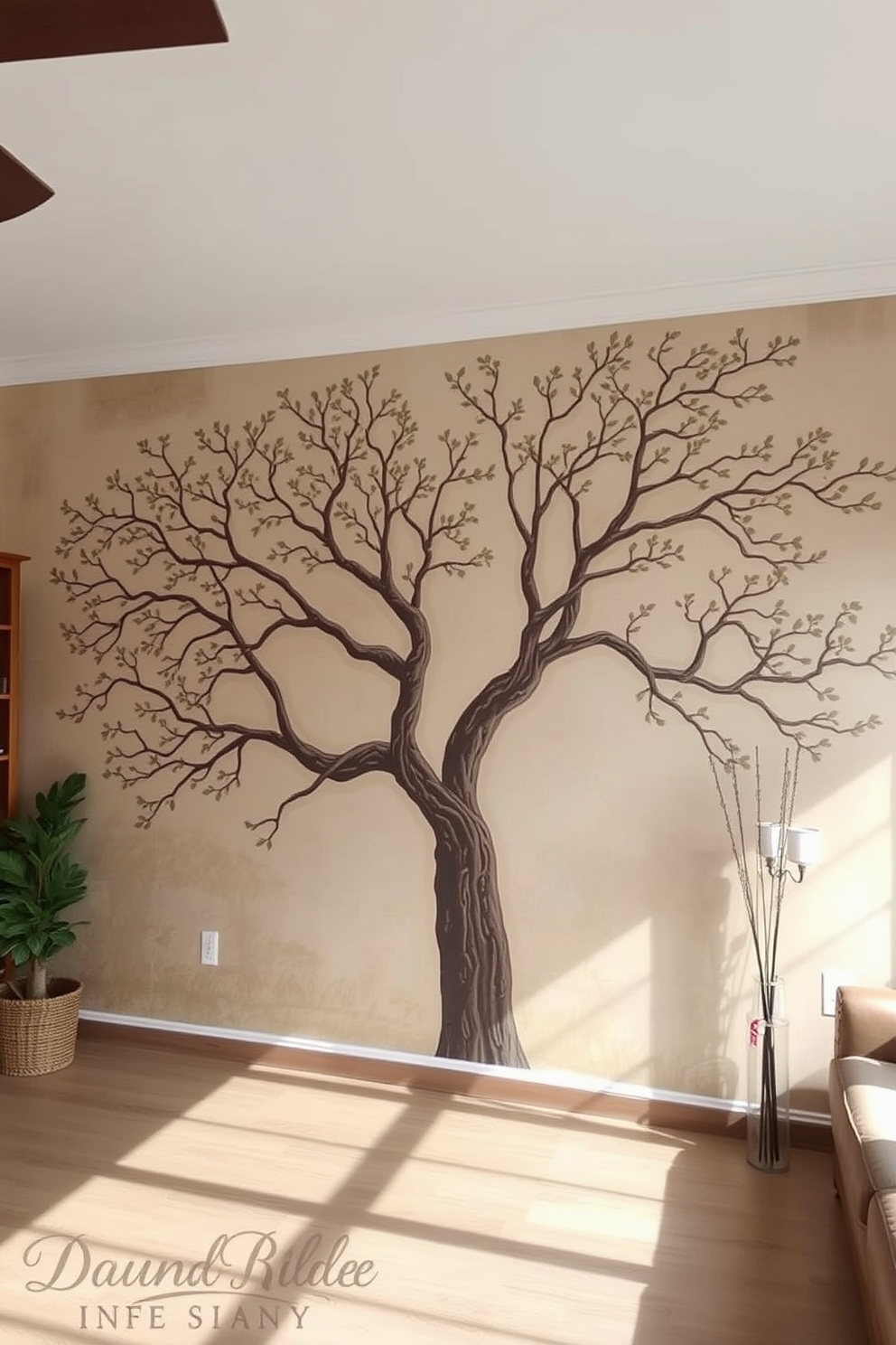 Sepia Wall Painting Ideas 6