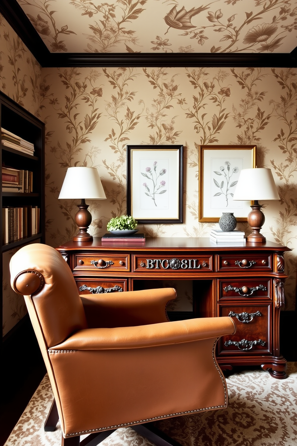 Sepia Wallpaper Decorating Ideas 15