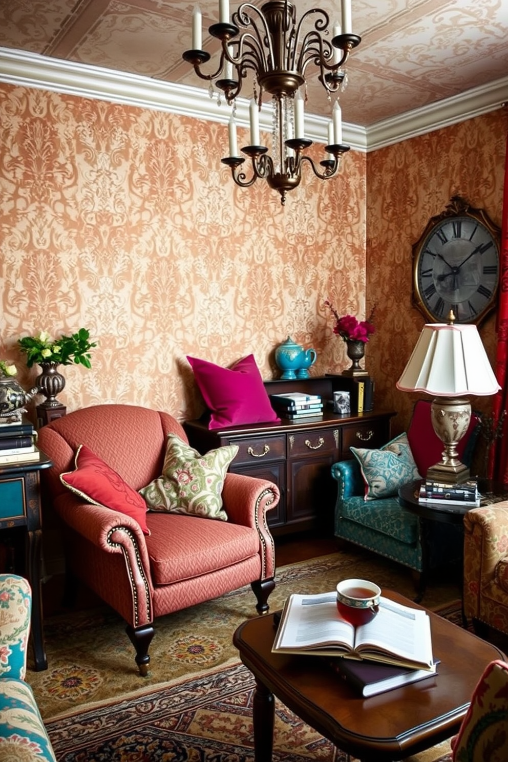 Sepia Wallpaper Decorating Ideas 20