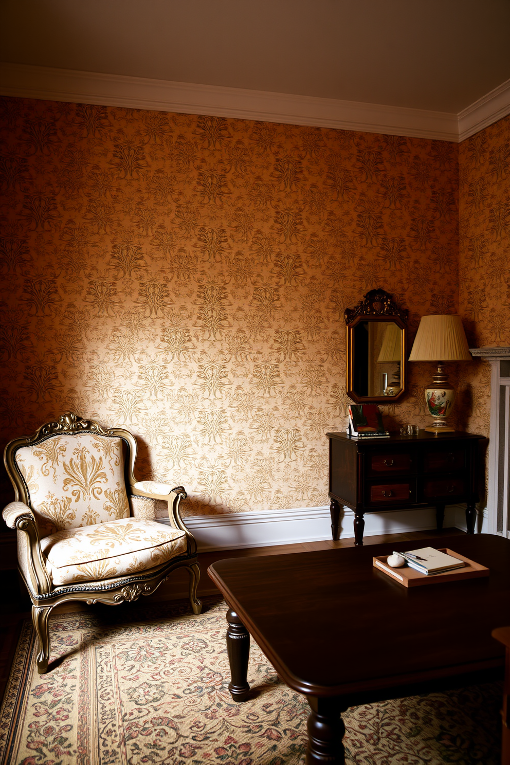 Sepia Wallpaper Decorating Ideas 27