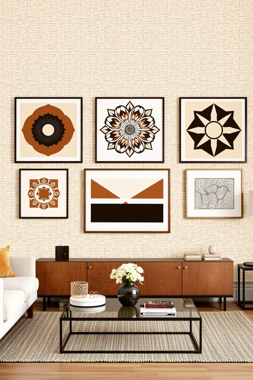 Sepia Wallpaper Decorating Ideas 3