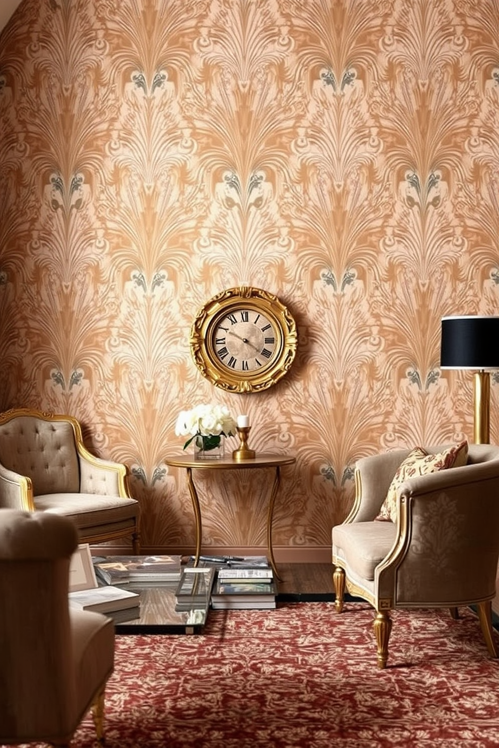 Sepia Wallpaper Decorating Ideas 30