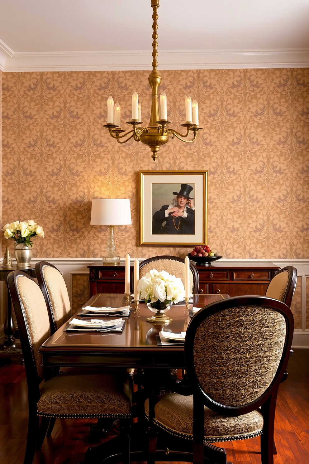 Sepia Wallpaper Decorating Ideas 4