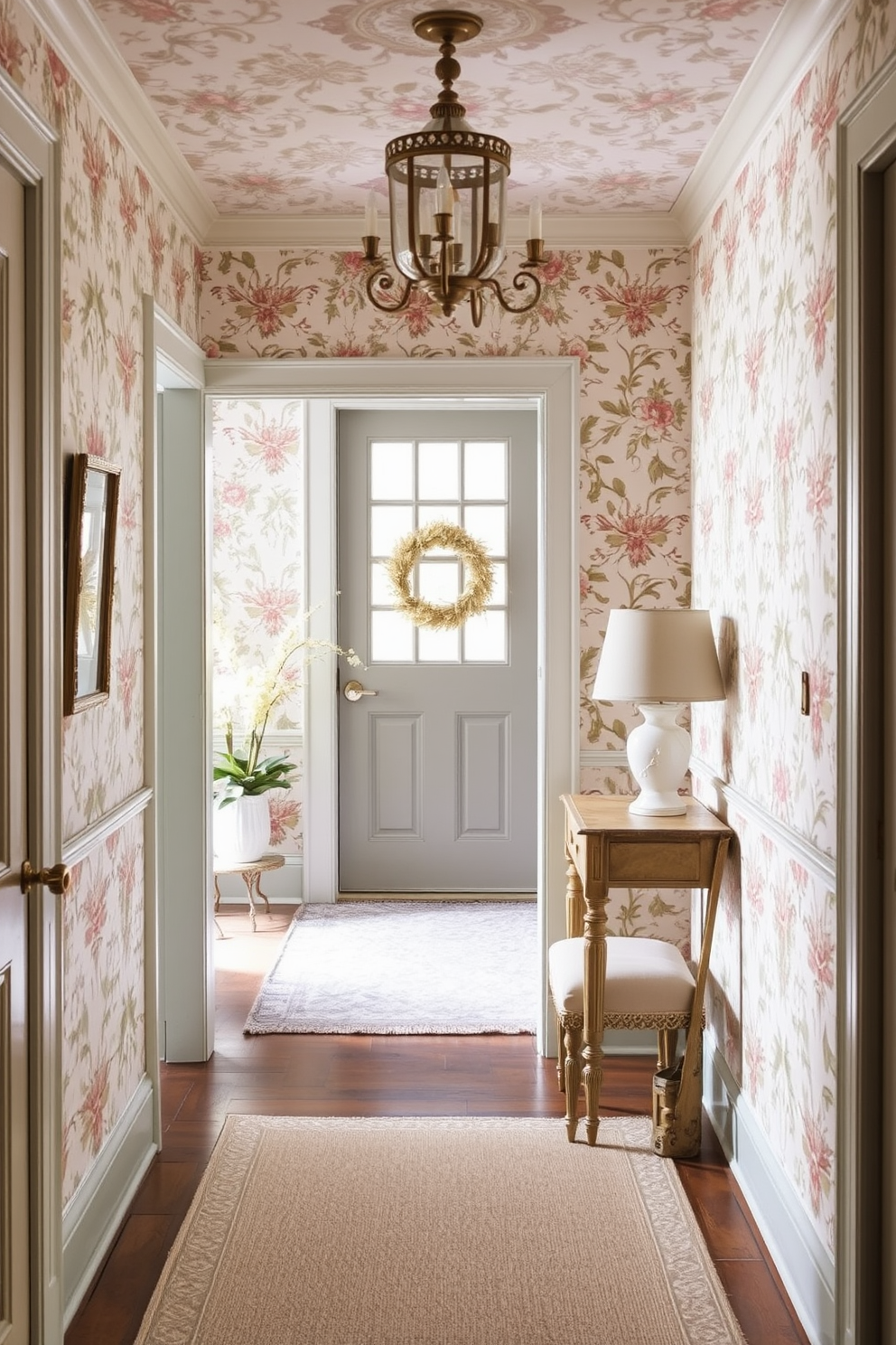 Shabby Chic Wallpaper Decorating Ideas 11