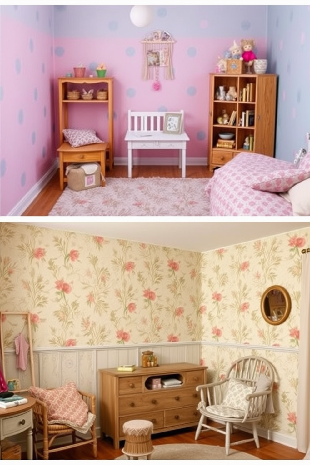 Shabby Chic Wallpaper Decorating Ideas 16