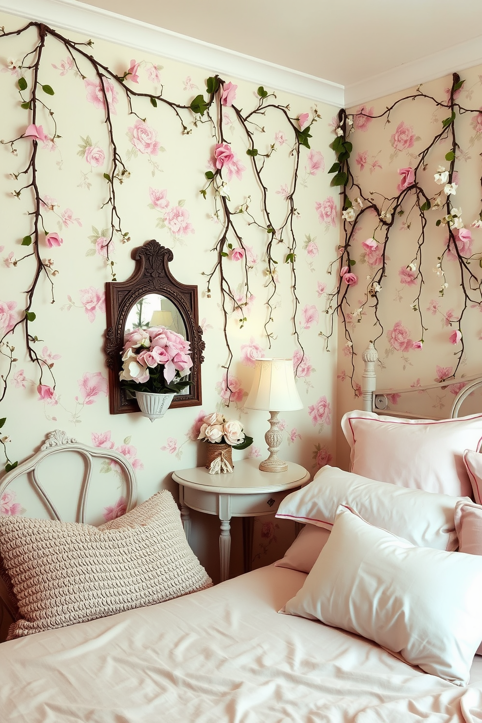 Shabby Chic Wallpaper Decorating Ideas 20