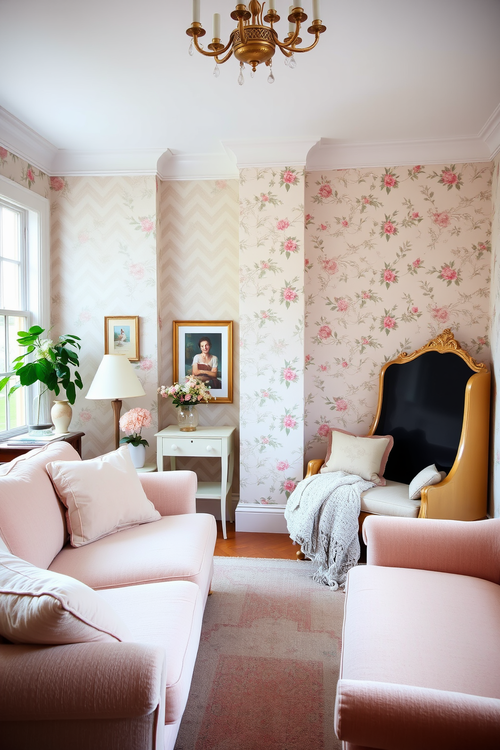 Shabby Chic Wallpaper Decorating Ideas 28