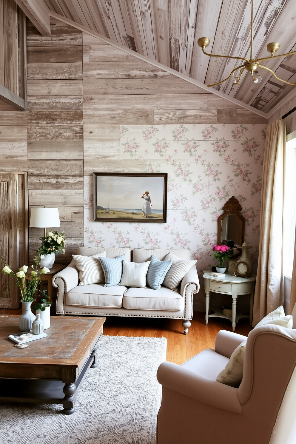 Shabby Chic Wallpaper Decorating Ideas 3