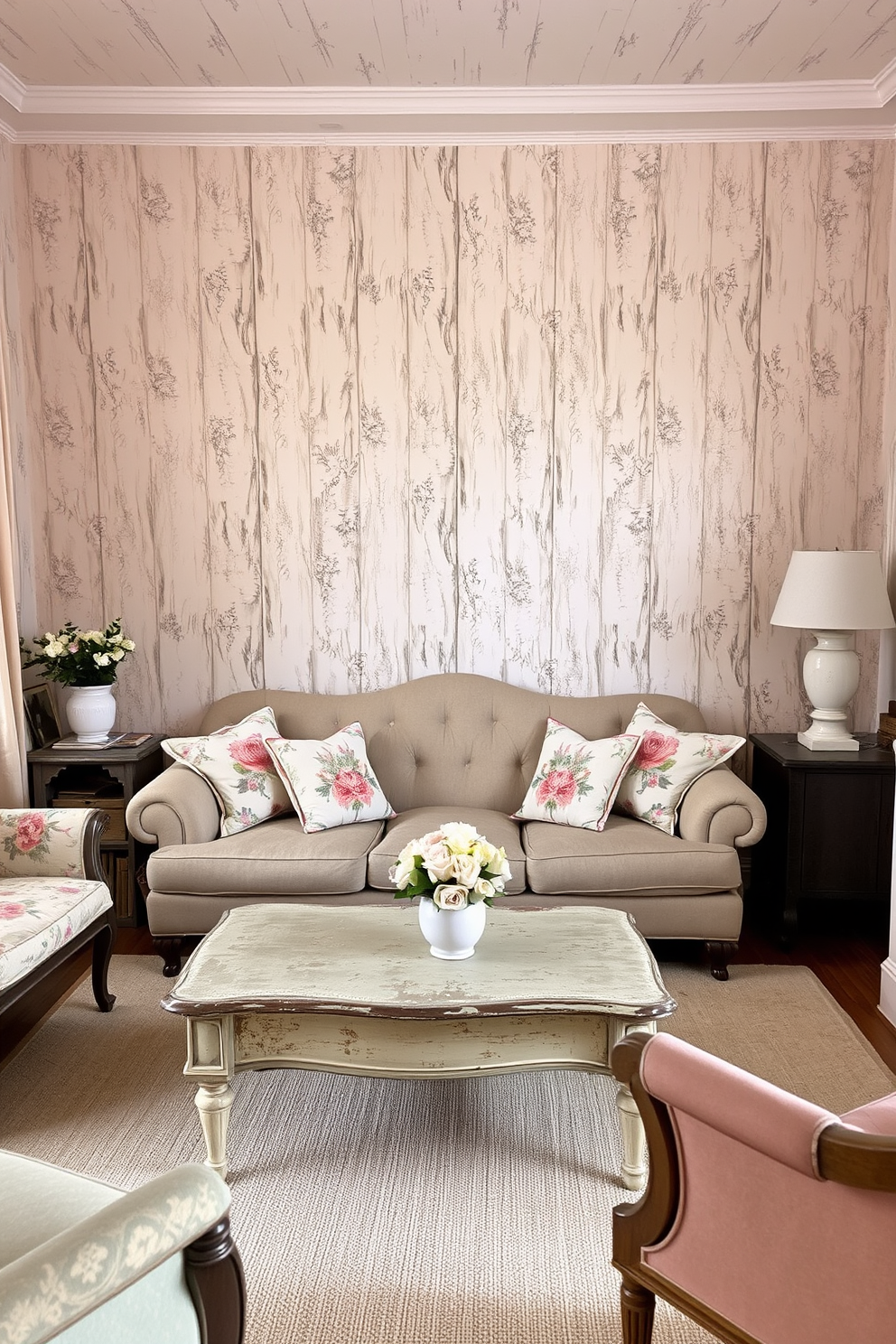 Shabby Chic Wallpaper Decorating Ideas 30