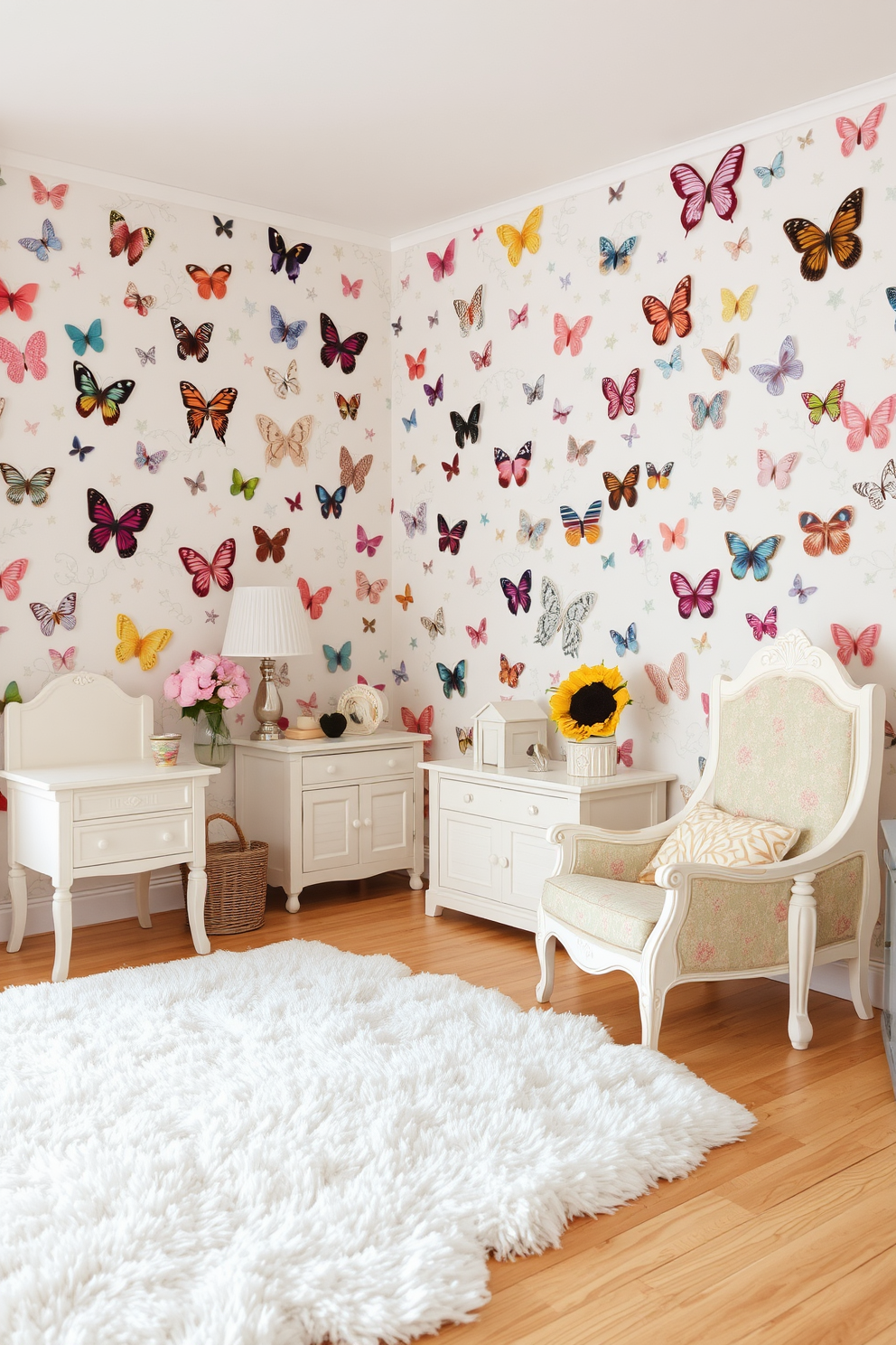 Shabby Chic Wallpaper Decorating Ideas 7