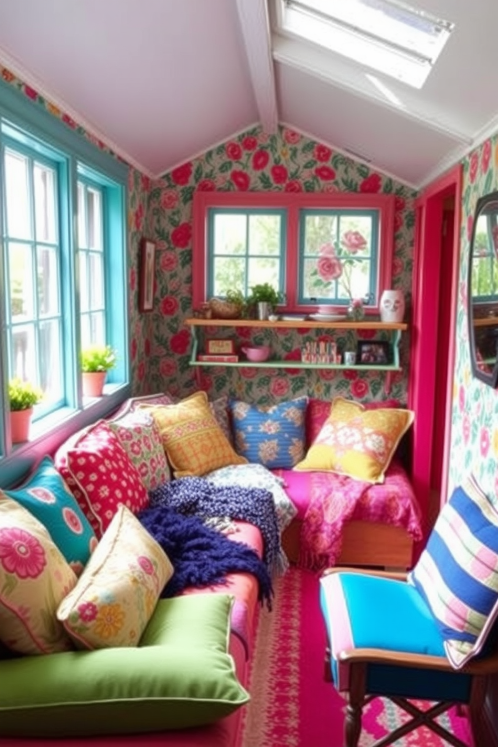 She Shed Wallpaper Decorating Ideas 13